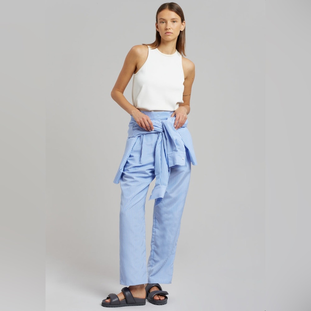 **NWT** THE FRANKIE SHOP Bea Stripe Suit Pants